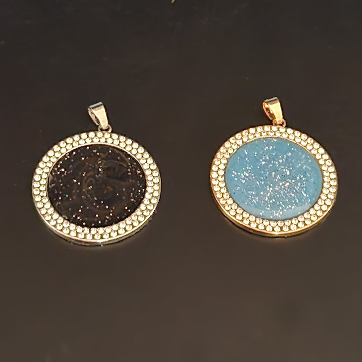 GALAXY Digital Pendants Circle & Hearts