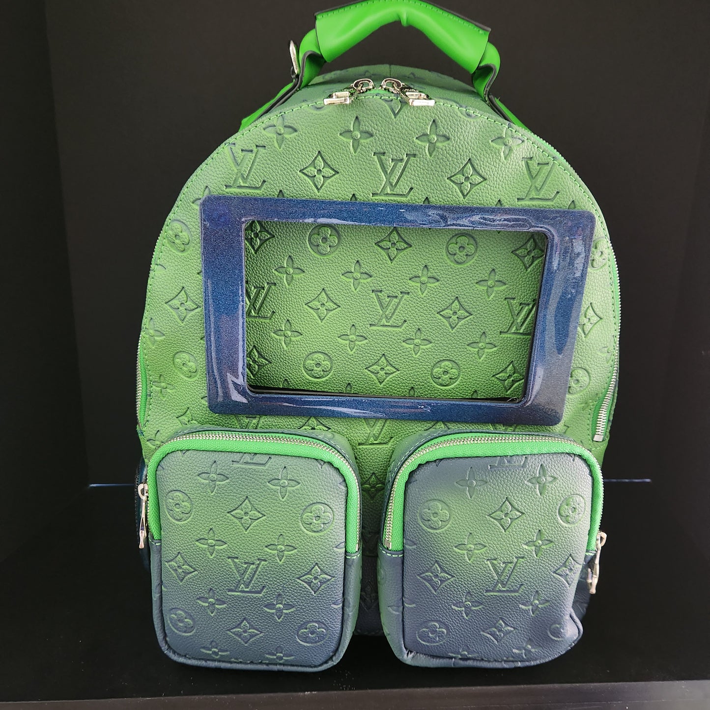 GREEN BLUE LV BACKPACK