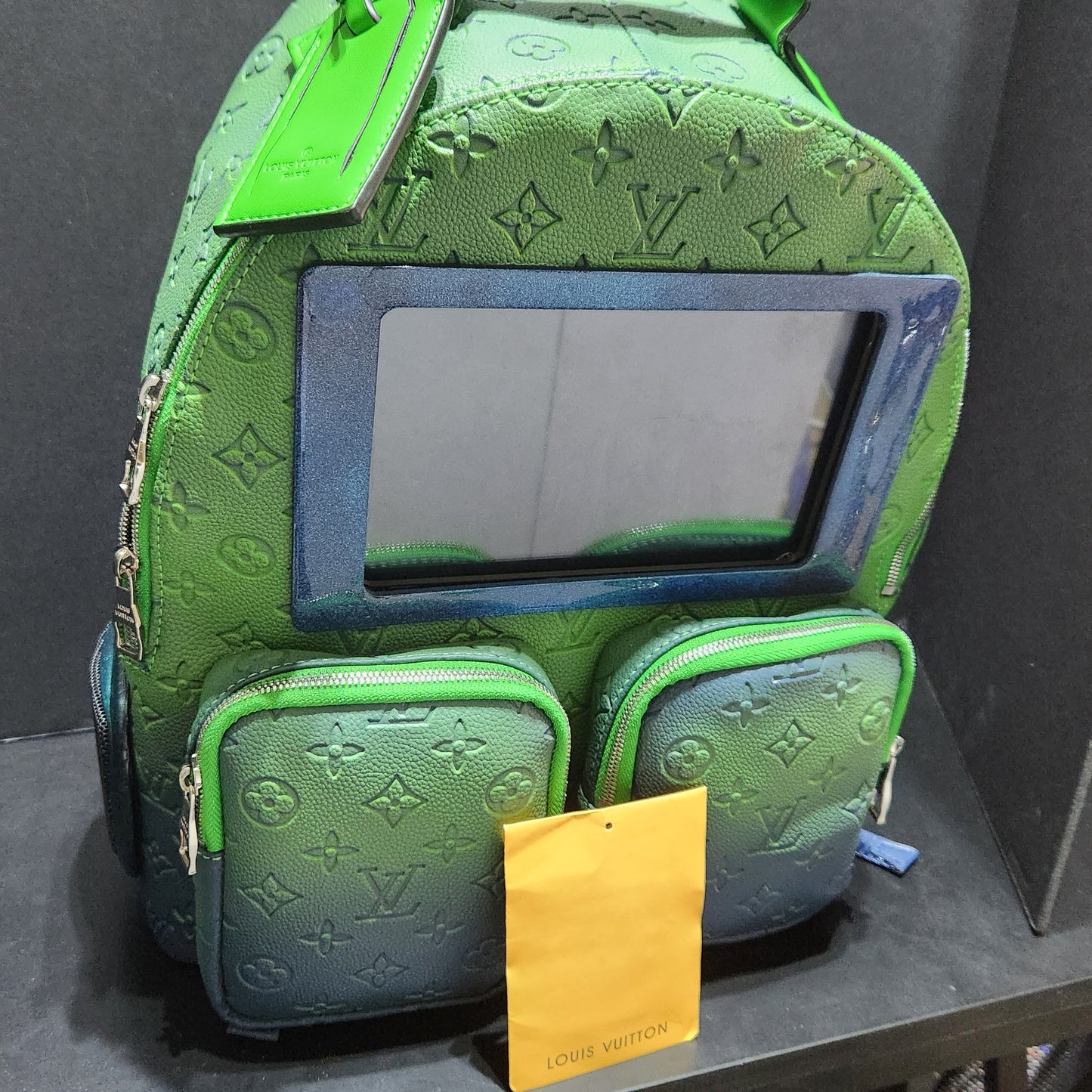 GREEN BLUE LV BACKPACK