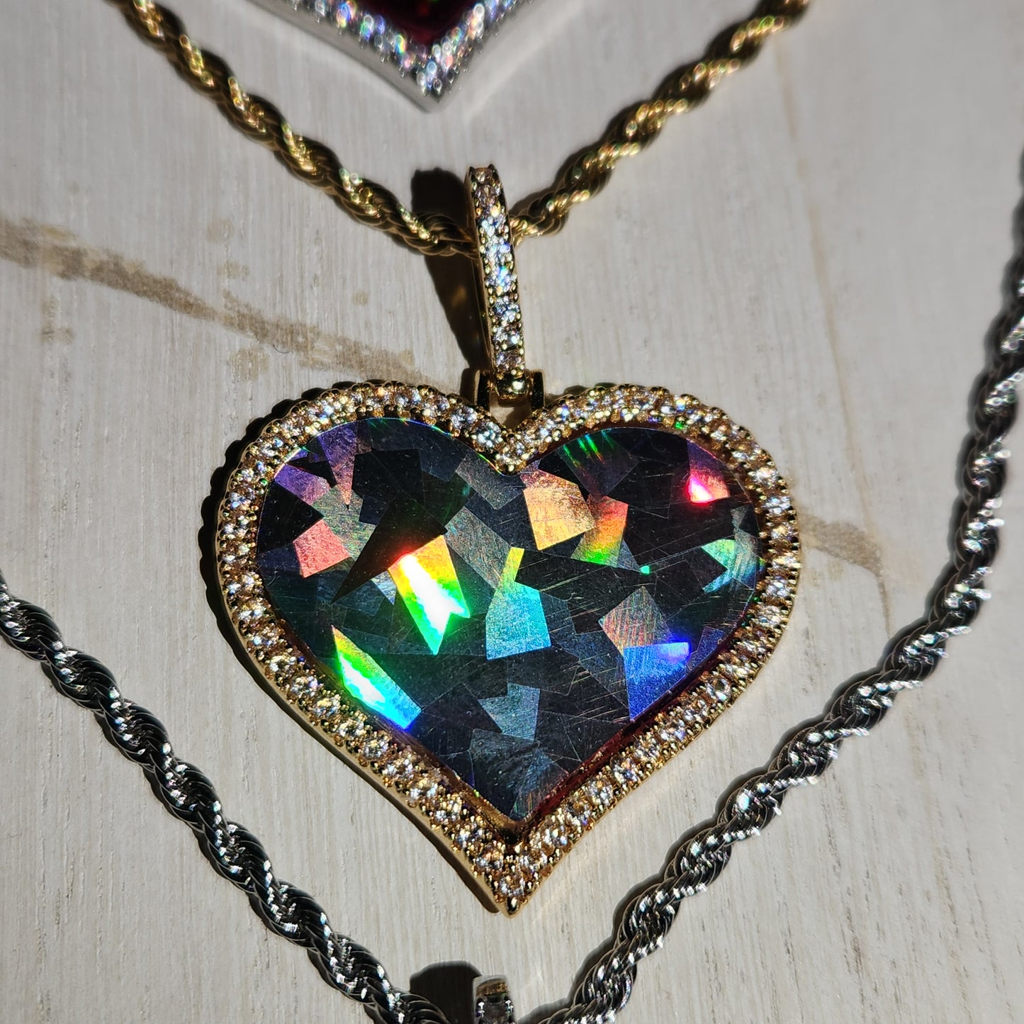 *A.R. DIGITAL HEART PENDANT 1