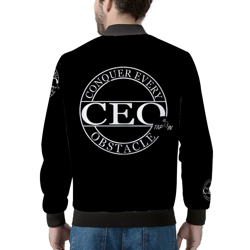 CEO Bomber Jacket BLK WHITE