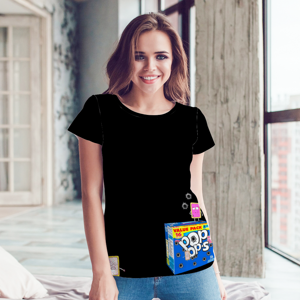 UNISEX POP OPS T-Shirt BLACK