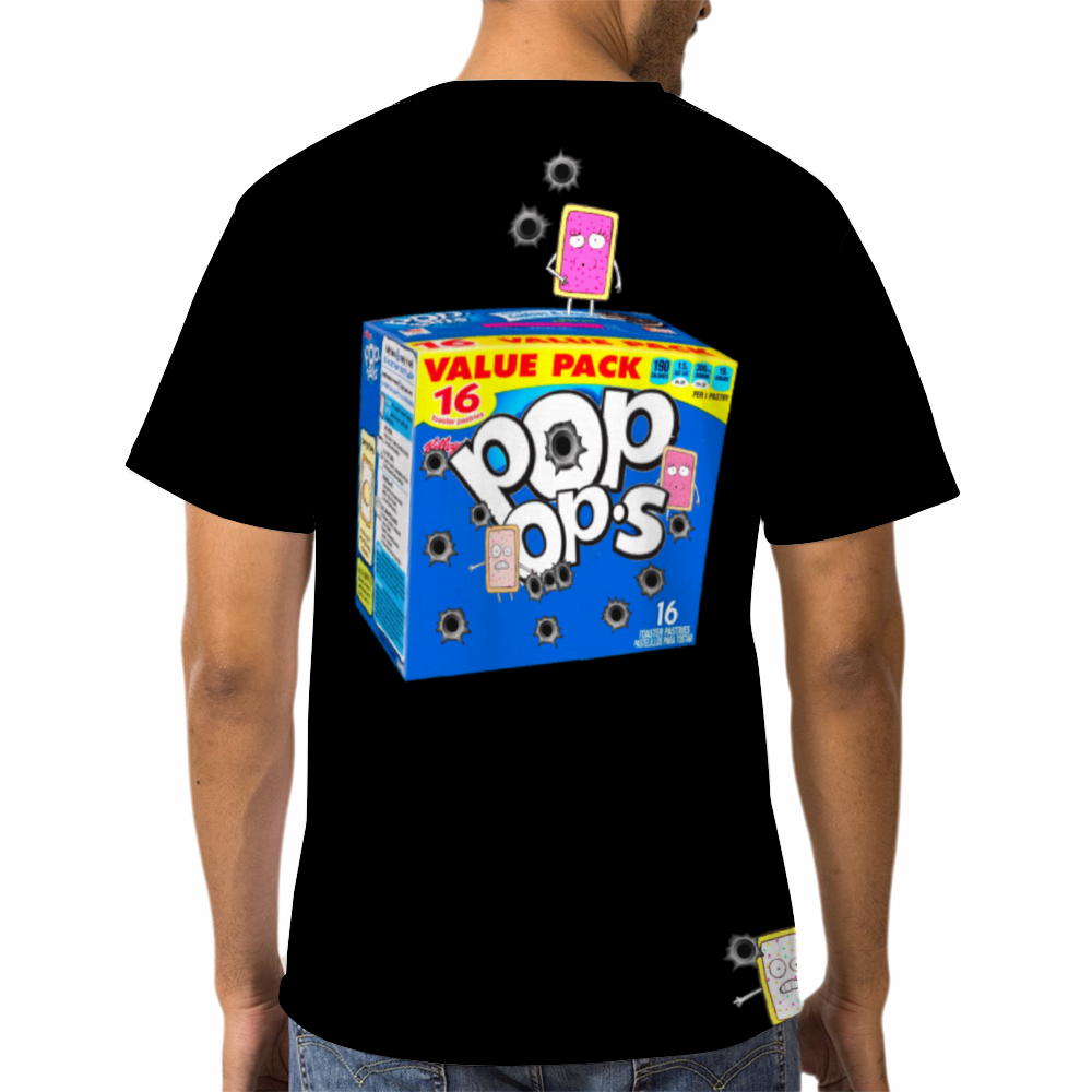 UNISEX POP OPS T-Shirt BLACK