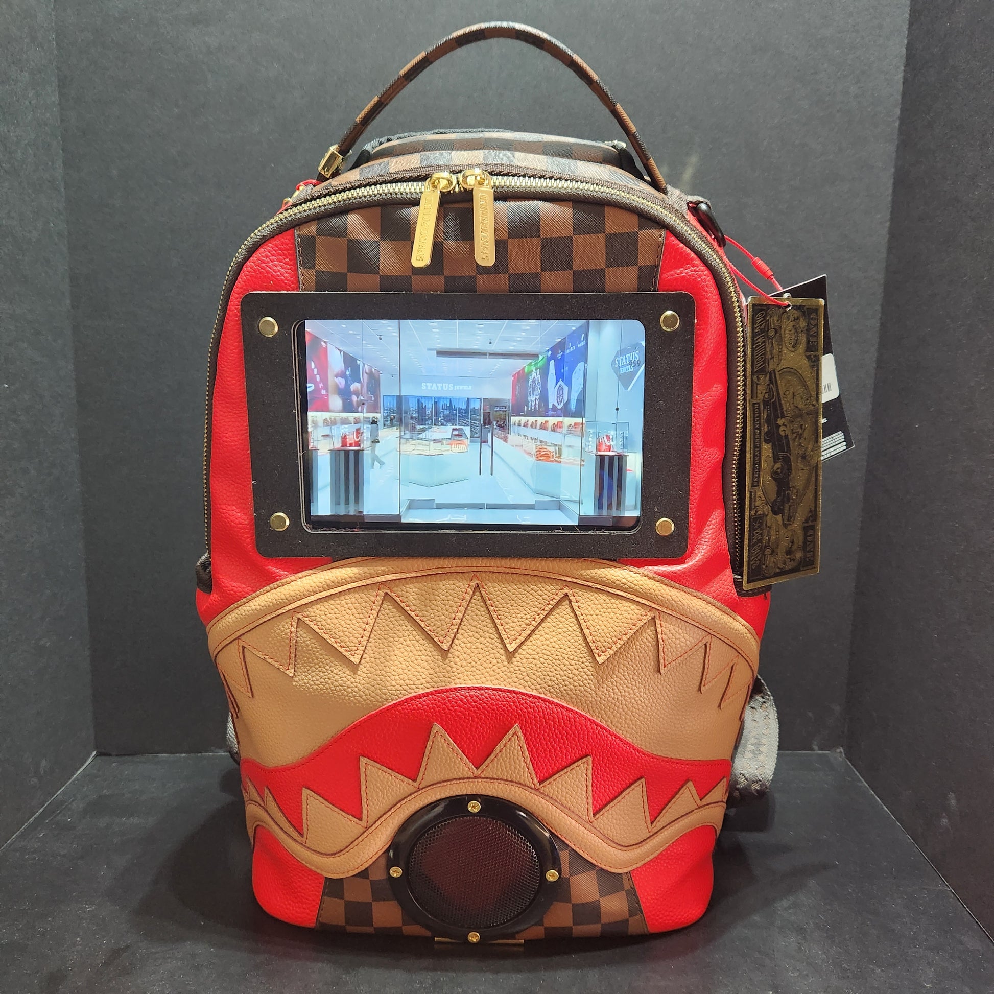 SPRAYGROUND LIMITED ADDITION Red Brown Checkered Backpack – MY PAKK ...