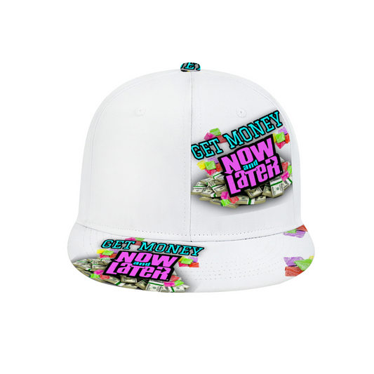 GET MONEY Trucker Hat WHITE PINK