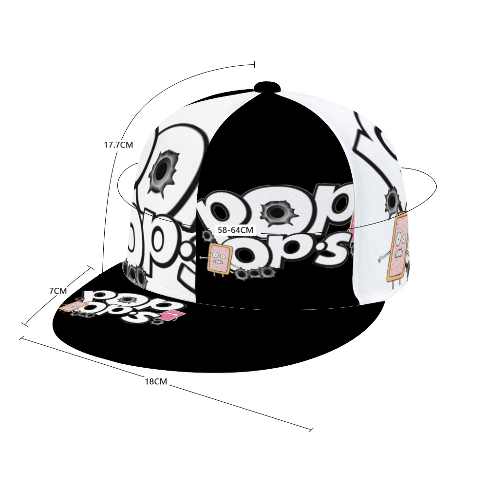 POP OPS Trucker Hat BLACK WHITE