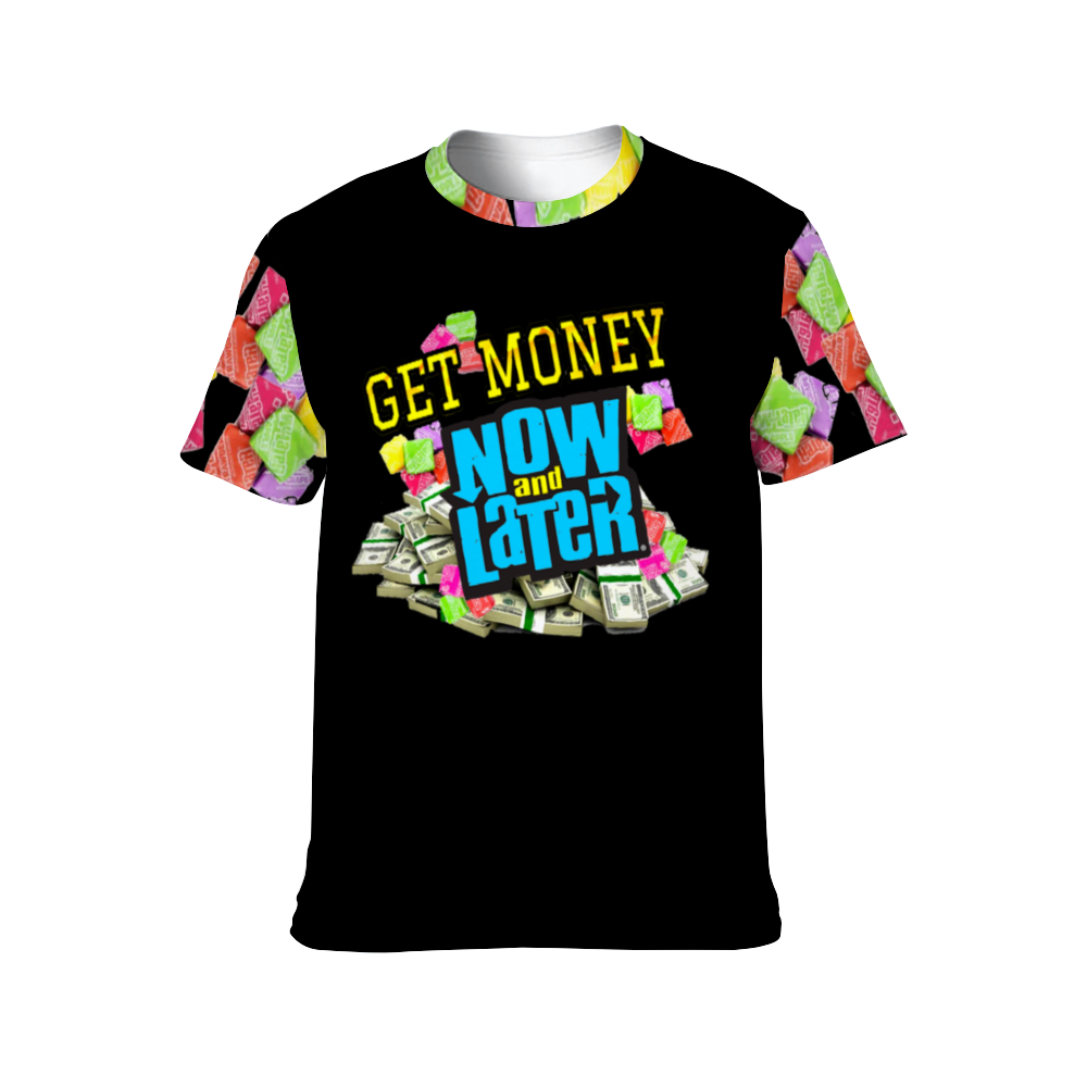 UNISEX GET MONET  T-Shirt BLACK BLUE MULTI COLOR