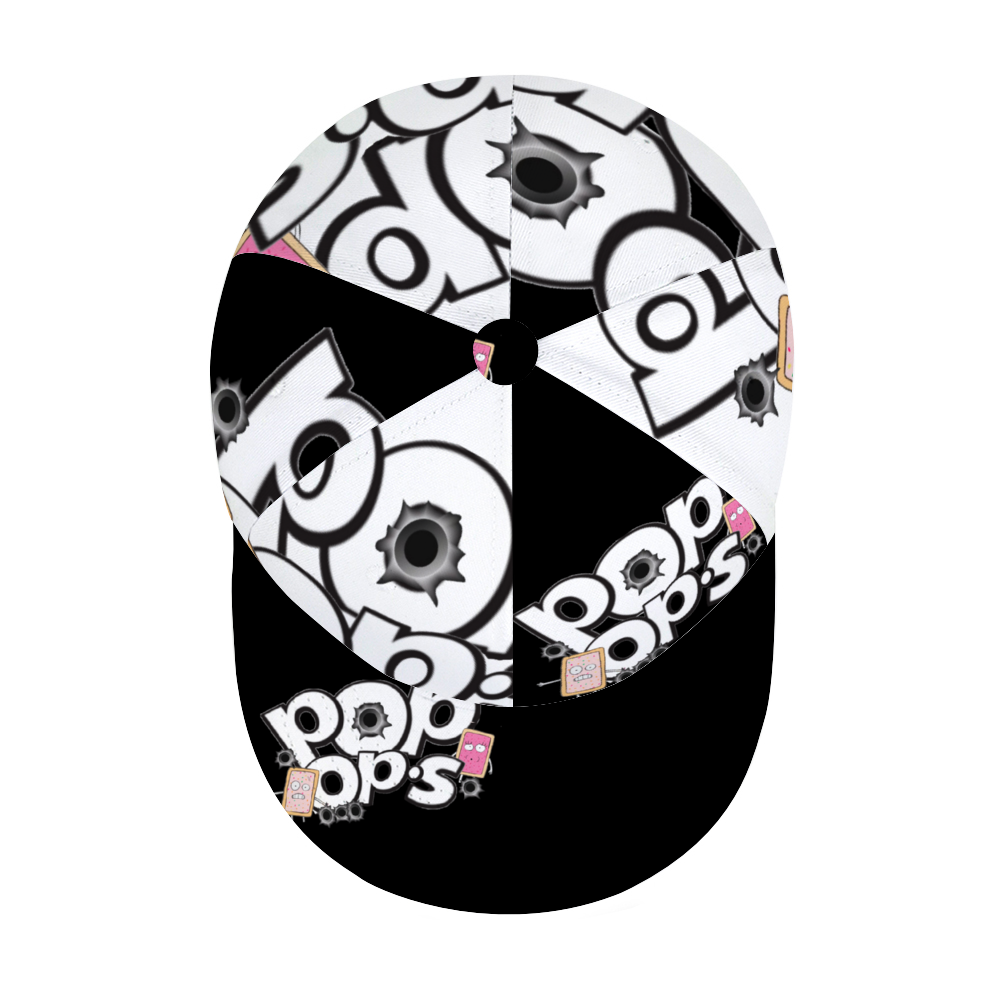 POP OPS Trucker Hat BLACK WHITE