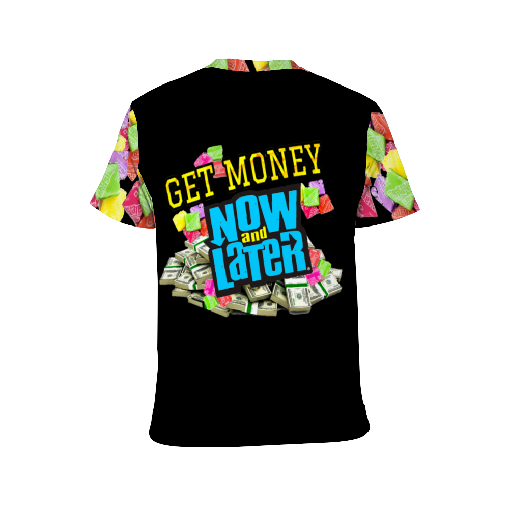 UNISEX GET MONET  T-Shirt BLACK BLUE MULTI COLOR