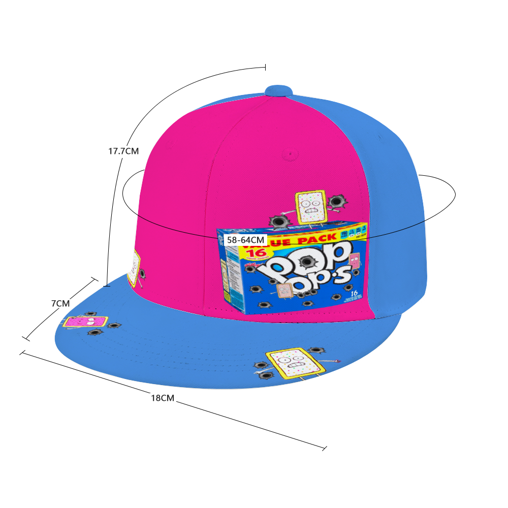 POP OPS  Trucker Hat PINK BLUE