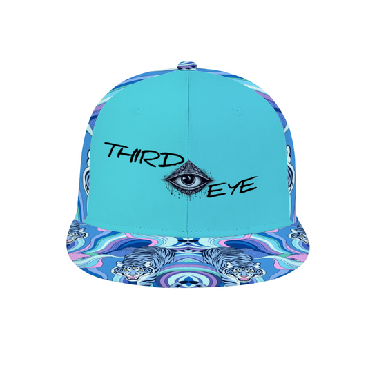 Third Eye Unisex Adjustable Trucker Hat Blue