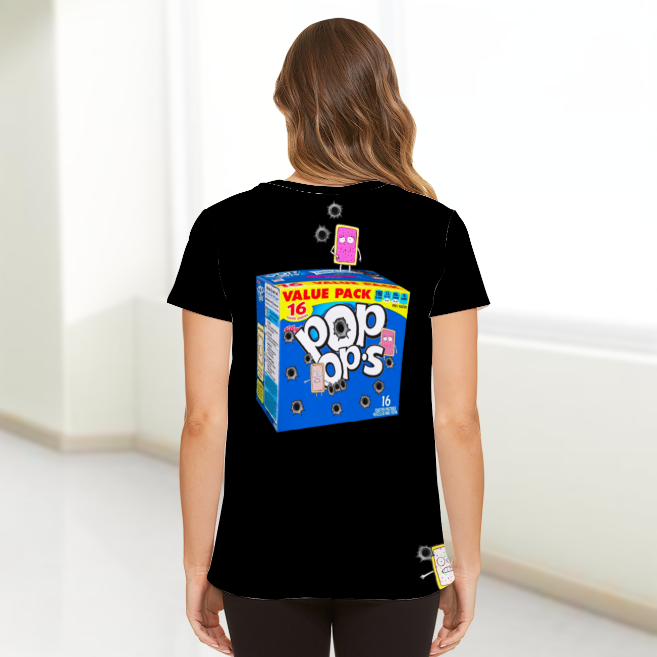 UNISEX POP OPS T-Shirt BLACK