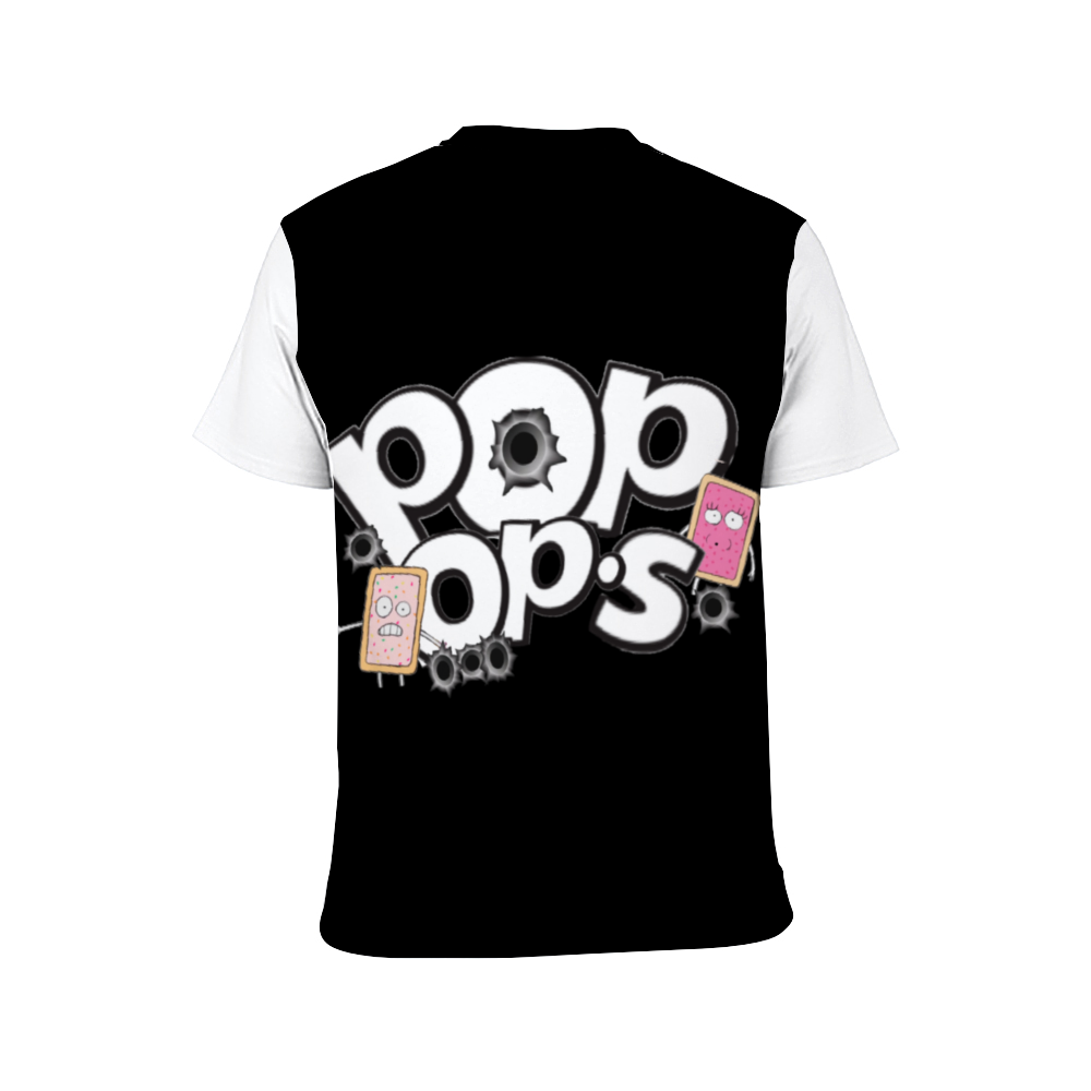 UNISEX POP OPS T-Shirt BLACK WHITE