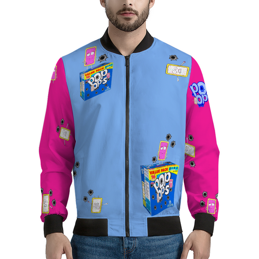 POP OPS Bomber Jacket PINK BLUE