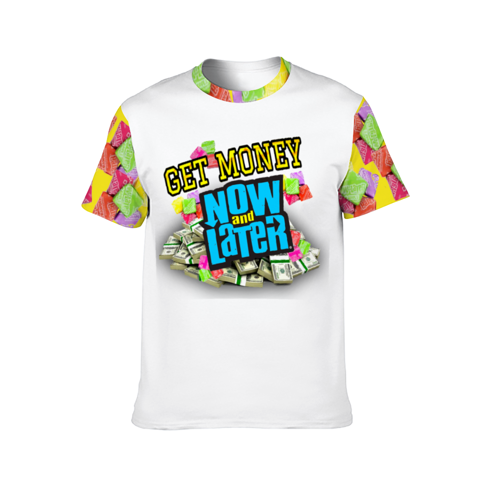 UNISEX GET MONET T-Shirt WHITE BLUE MULTI COLOR