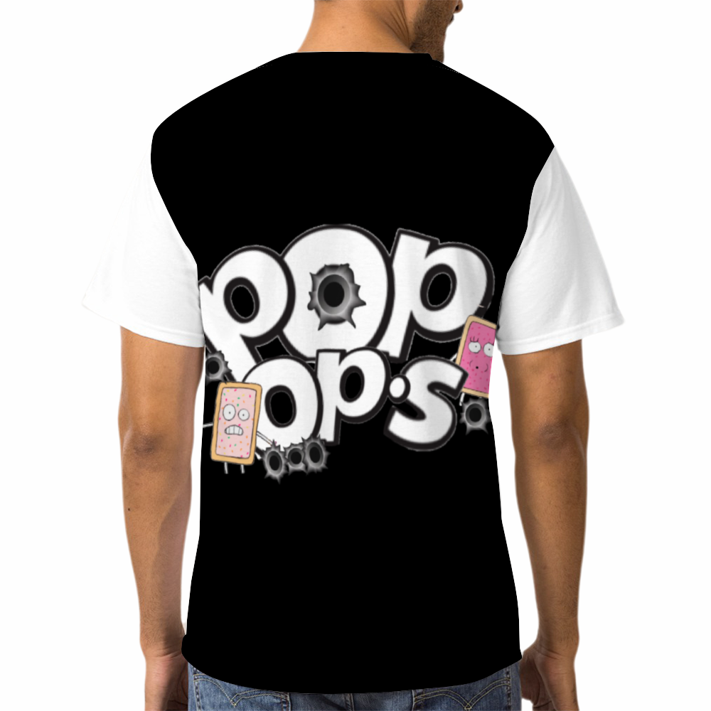 UNISEX POP OPS T-Shirt BLACK WHITE