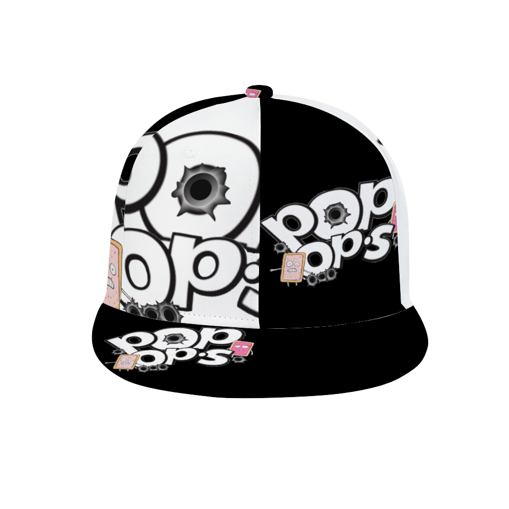 POP OPS Trucker Hat BLACK WHITE