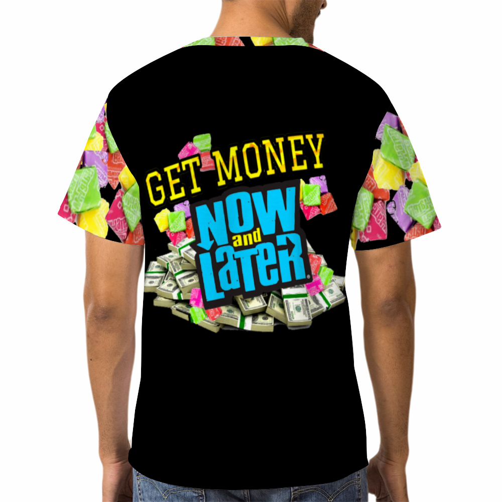 UNISEX GET MONET  T-Shirt BLACK BLUE MULTI COLOR