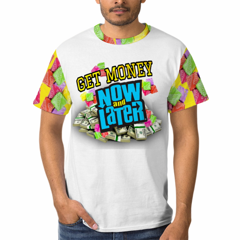 UNISEX GET MONET T-Shirt WHITE BLUE MULTI COLOR