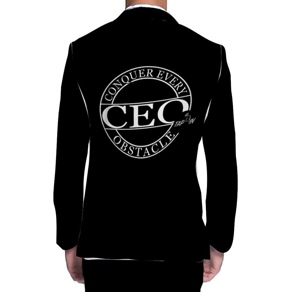 *Men CEO 2 Casual Fashion Blazer (BLACK)